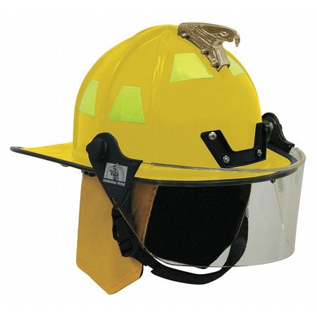 Morning Pride Fire Helmet, Yellow, Traditional HDO | Zoro