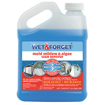 Wet & Forget Liquid 64 oz. Mold, Moss, Algae, Mildew Remover, Jug 800033CA