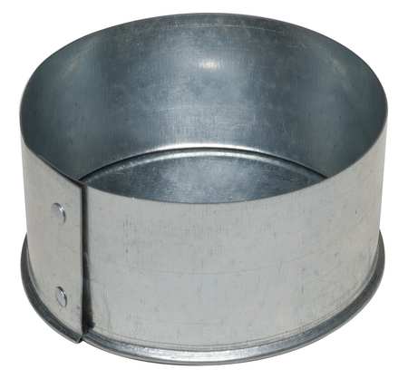 Greenseam End Cap, 8 in Duct Dia, Galvanized Steel, 26 GA, 8 in W x 2 in H GRECP8GA26