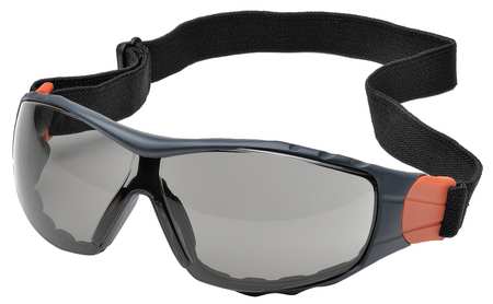 Delta Plus Safety Glasses, Gray Anti-Fog, Scratch-Resistant GG-45G-AF