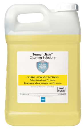 Tennant Neutral Solvent Degreaser, 2.5 gal. Jug, Liquid, Yellow, 2 PK 9006770