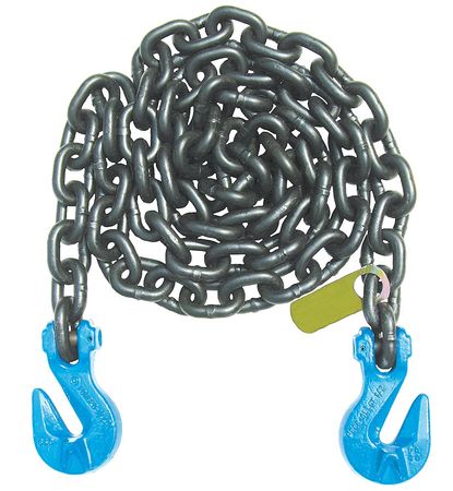 B/A Products Co 5/8 Grade 100 Tagged Recovery Chain 10Ft G10-5810SGG