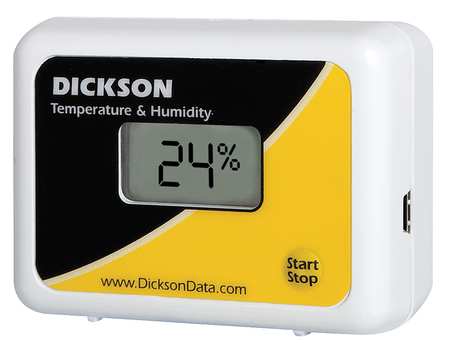 Dickson Data Logger, Temperature and Humidity, USB TP425