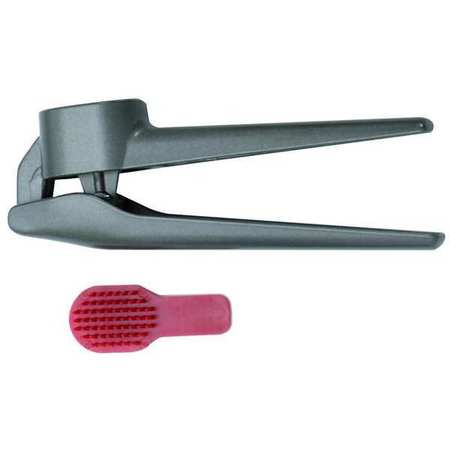 Tablecraft Firm Grip Garlic Press, Aluminum/ Plastic E5614