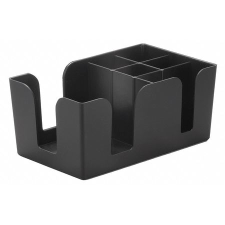 TABLECRAFT Bar Caddy, ABS Plastic Black, 1 Compartment 101