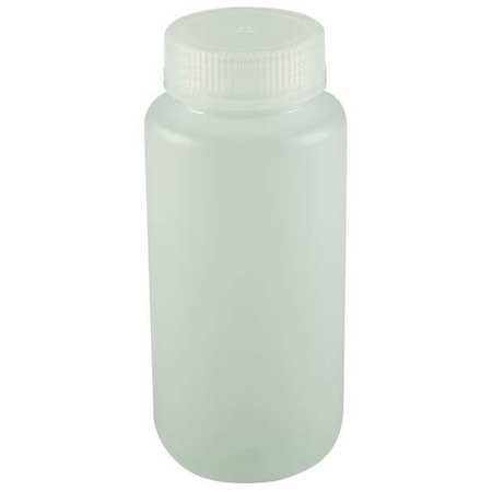 LAB SAFETY SUPPLY Bottle, 500 mL, 16 Oz, Wide Mouth, PK12 6FAL7