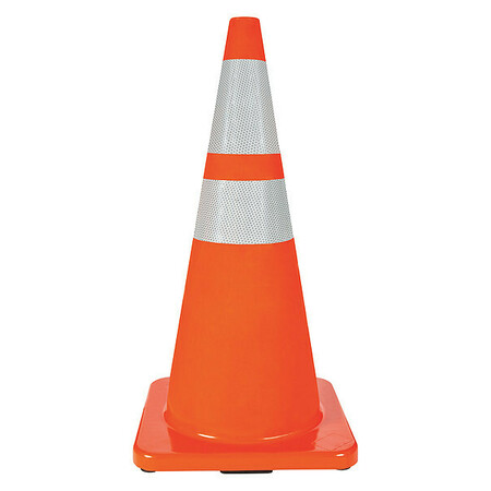 ZORO SELECT Traffic Cone, 28In, Orange 6FHC6