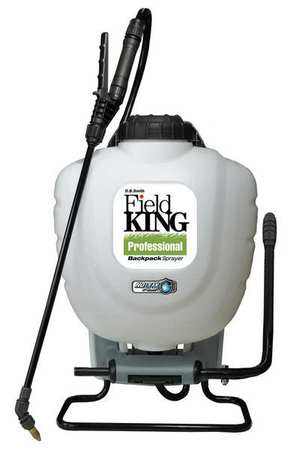 Field King 4 gal. No Leak Pump Sprayer, Polyethylene Tank, Fan, Foaming Spray Pattern, 50" Hose Length 190328