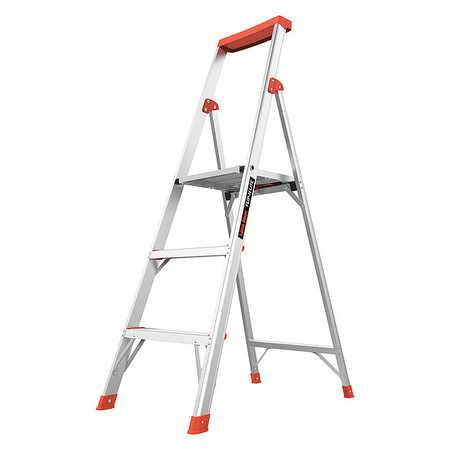 Little Giant Ladders 5 ft Aluminum Platform Stepladder, 300 lb Capacity 15273-001