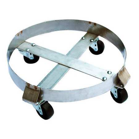 ZORO SELECT Drum Dolly, 800 lb., 6-1/2 In H, 30 gal. 6FVH5