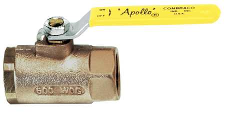 APOLLO VALVES 1" FNPT Bronze Ball Valve Inline 70-105-41