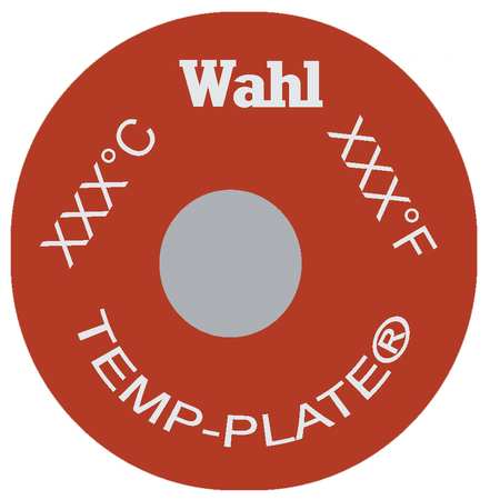 WAHL Non-Rev Temp Indicator, Mylar, PK20 414-120F-049C