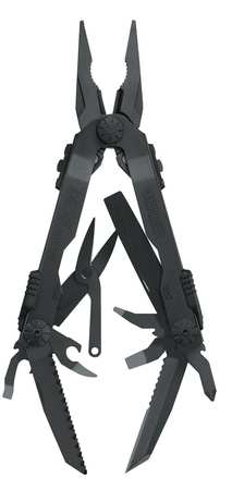 Gerber Multi-Tool, Black, 6-5/8 In. L, 14 Tools 22-41545