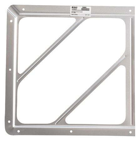 BRADY Front Plate Placard Holder, 10-4/5 In.H 76988