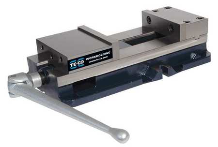 TE-CO 8" Single Station Milling Vise with Fixed Base PWS-8110