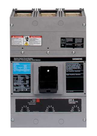 Siemens Molded Case Circuit Breaker, JXD2-A Series 250A, 3 Pole, 240V AC JXD23B250