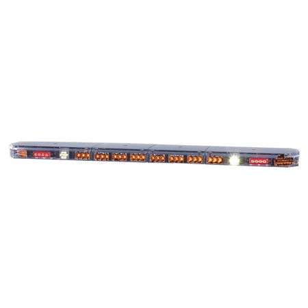 CODE 3 Low Pro Lightbar, LED, Amber, Perm, 58 In 2758AW2