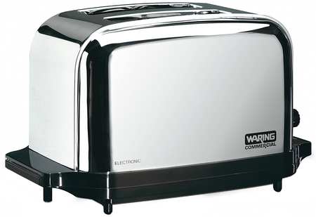 WARING COMMERCIAL 13-1/2" 2 Slot Stainless Steel Commercial Toaster WCT702