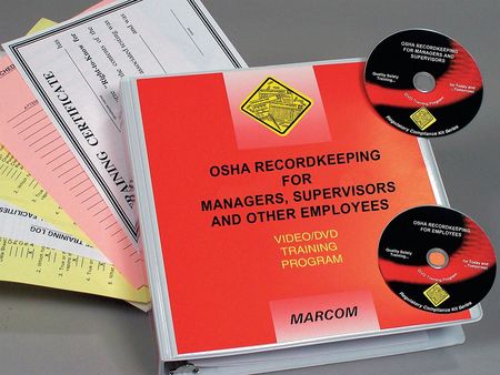 MARCOM OSHA Rcrdkpng Managers/Employees DVD V0000189EO