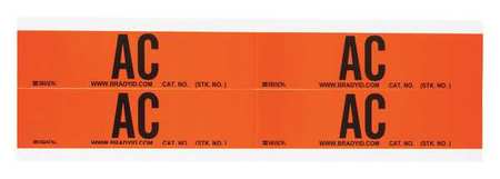 BRADY Voltage Card, 4 Markers, AC 44227