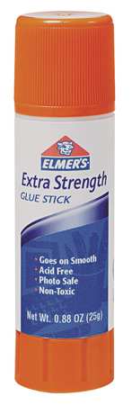 Elmers Glue, White, Blue, Pale Blue, 0.88 oz, Stick, 12 PK EPIE532