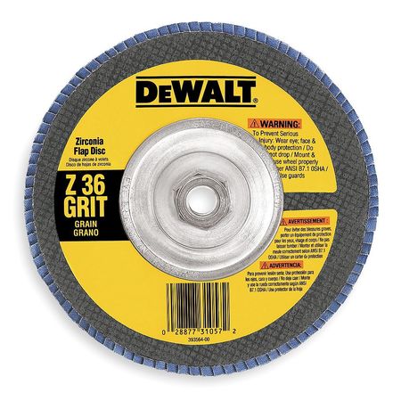 Dewalt 7" x 5/8"-11 36g type 29 HP flap disc DW8327