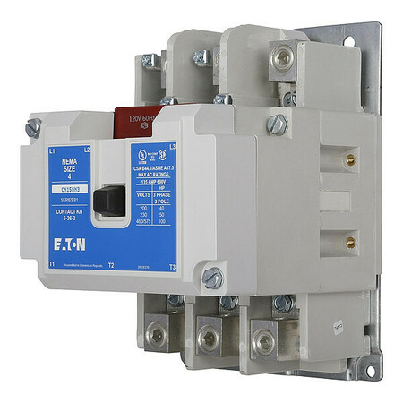 EATON 120VAC Non-Reversing Magnetic Contactor 3P 135A NEMA 4 CN15NN3A