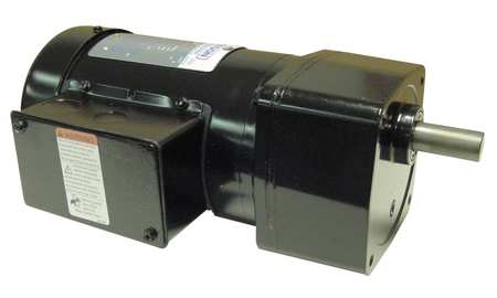 LEESON AC Gearmotor, 341.0 in-lb Max. Torque, 9 RPM Nameplate RPM, 208-230/460V AC Voltage, 3 Phase 096065.00