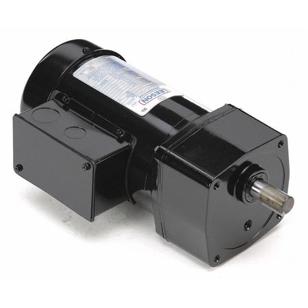 LEESON AC Gearmotor, 165.0 in-lb Max. Torque, 85 RPM Nameplate RPM, 208-230/460V AC Voltage, 3 Phase 096068.00