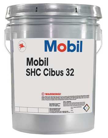 MOBIL 5 gal Circulating Oil Pail 32 ISO Viscosity, 10 SAE, Amber 104093