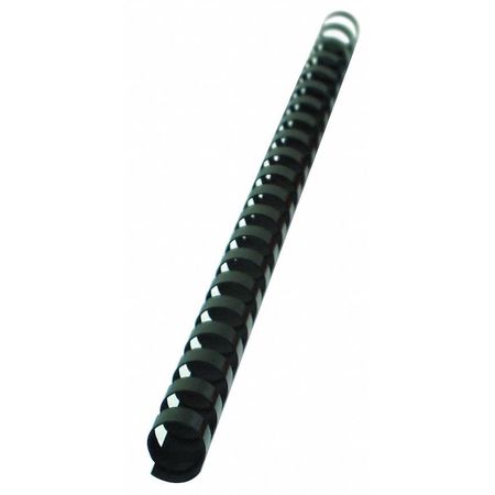 Sircle Binding Spines, Comb, 3/8in, Black, PK100 378317