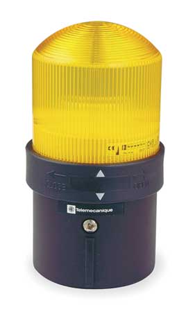 SCHNEIDER ELECTRIC Warning Light, Strobe Tube, Yellow, 120VAC XVBL8G8