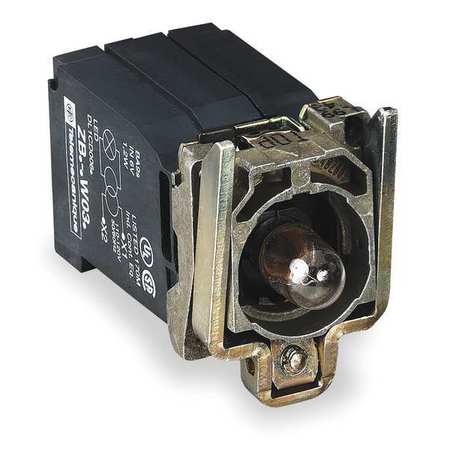 SCHNEIDER ELECTRIC Lamp Module and Contact Block, 22mm, 1NO ZB4BW031