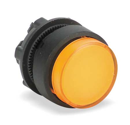 SCHNEIDER ELECTRIC Illuminated Push Button Operator, 22 mm, Yellow ZB5AH53