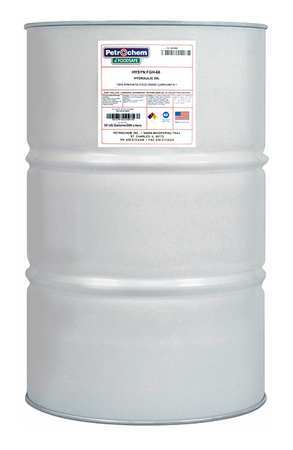 PETROCHEM 55 gal Drum, Hydraulic Oil, 68 ISO Viscosity, 20W SAE HYSN FGH-68-055