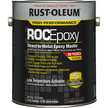 Rust-Oleum Low VOC Low Temperature Epoxy Coating Activator, 1 gal, 125 to 200 sq. ft./gal. 9103402
