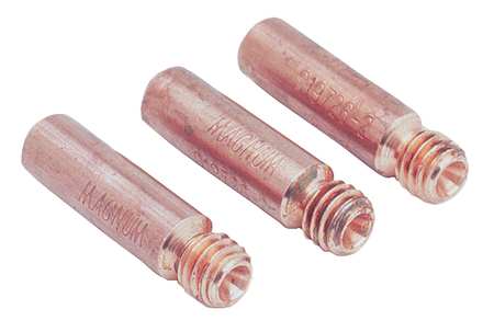 Lincoln Electric Contact Tip, 0.035" Tweco/Binzel, Pk10 KH712