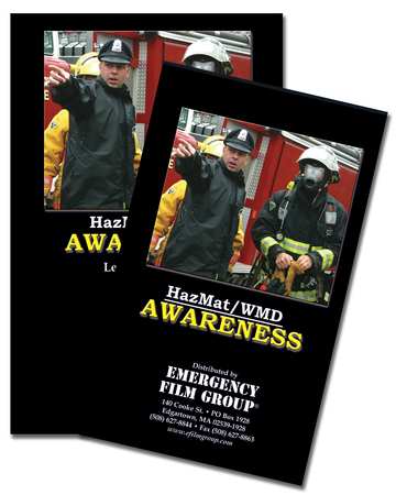 EMERGENCY FILM GROUP DVD, Chemical/HAZMAT Training, English AW9601-DVD