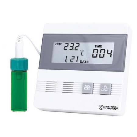 TRACEABLE Digital Thermometer, -40 Degrees to 176 Degrees F for Wall or Desk Use 4605