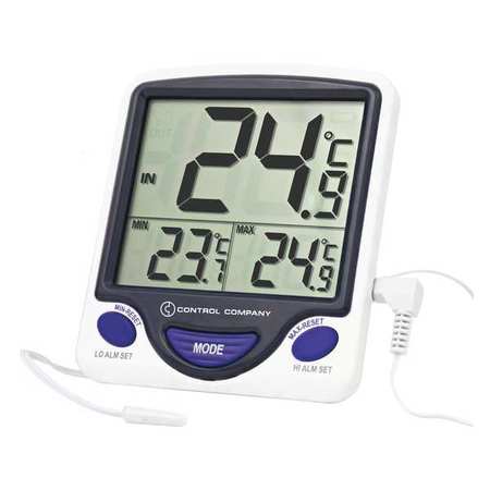 TRACEABLE Digital Thermometer, -58 Degrees to 158 Degrees F for Wall or Desk Use 4148