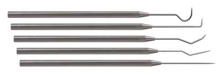 Moody Tool Precision Probe Set, Combo, 25mm, 5Pc 55-0296