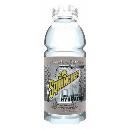 Sqwincher Sports Drink, Regular, 20 oz ready to drink, Cool Citrus, 24 Pack 159030531