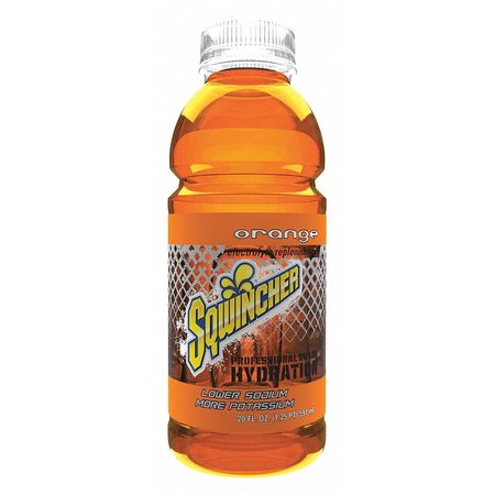 Sqwincher Sports Drink, Regular, 20 oz ready to drink, Orange, 24 Pack 159030534