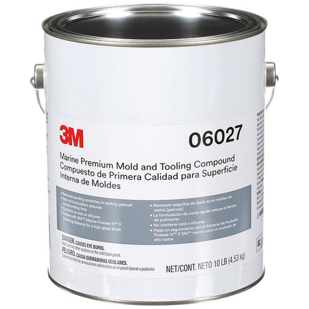 3M 1 Gal. Premium Mold and Tooling Compound Can, Red, Paste 06027