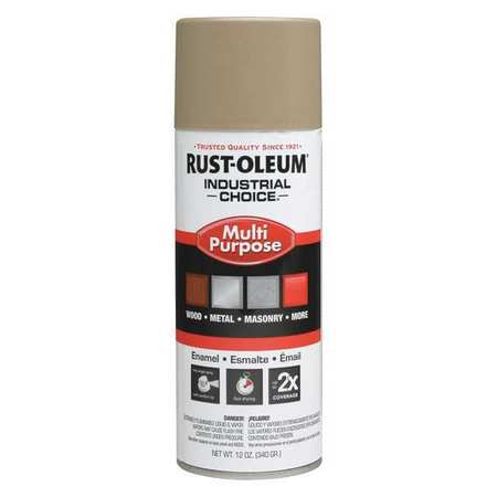 Rust-Oleum Spray Paint, Beige, Gloss, 12 oz 1671830