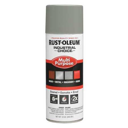 Rust-Oleum Spray Paint, Dove Gray, Gloss, 12 oz 1684830