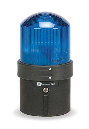 SCHNEIDER ELECTRIC Warning Light, Strobe Tube, Blue, 120VAC XVBL8G6
