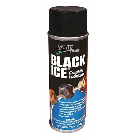 Slip Plate Graphite Dry Film Lubricant, Aerosol, 6 Oz. BLACKICE-12CS