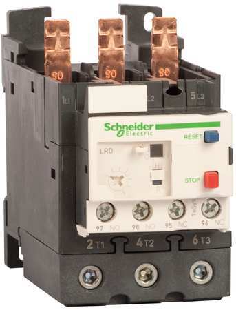 SCHNEIDER ELECTRIC Overload Relay, 48 to 65A, Class 10,600VAC LR3D365