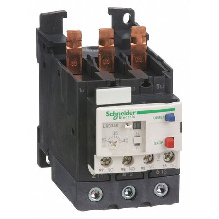 Schneider Electric Overload Relay, 30 to 40A, Class 10, 3P LRD340